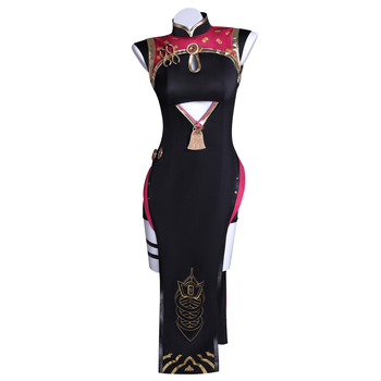 Anime cosplay kostim: haljina u stilu cheongsama za Zero Tea Fairy Boss Lady (motiv crveni grah)