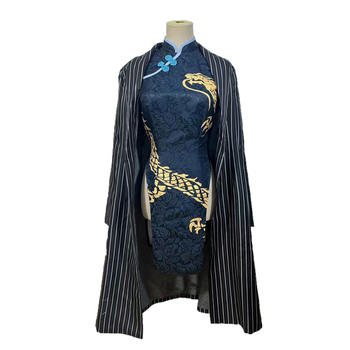 Blue Archive Kisaki cosplay kostim – Cheongsam stil odijelo i Lolita stila kaput