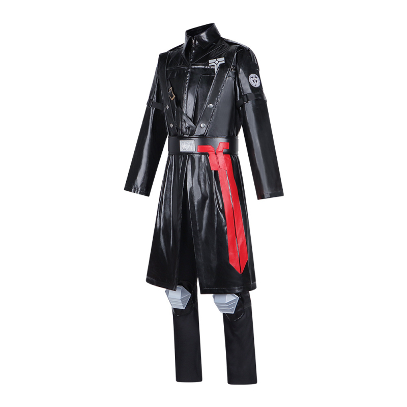 Delta Force cosplay kostim: PU koža odijelo s trench kapom za Gerhorz, umjetna krzna