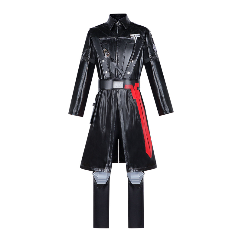 Delta Force cosplay kostim: PU koža odijelo s trench kapom za Gerhorz, umjetna krzna