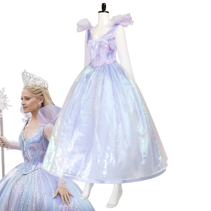 Glinda cosplay haljina za žene – duga haljina iz filma Wicked Witch 2