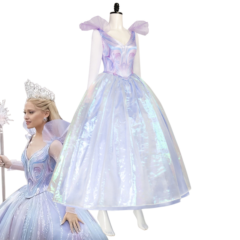 Glinda cosplay haljina za žene – duga haljina iz filma Wicked Witch 2