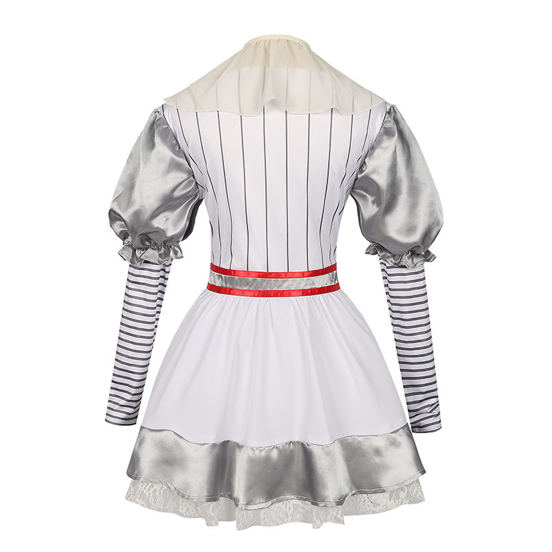 Ženska haljina za klauna za Halloween – puni cosplay komplet
