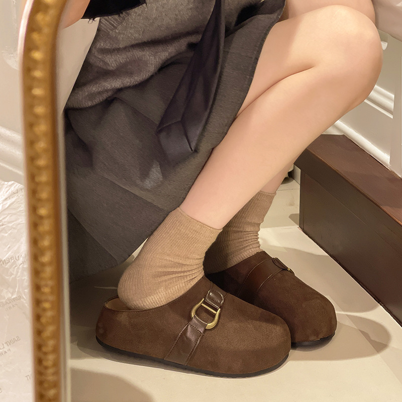 2686 Ženske Birkenstock-stil tenisice s debelim potplatom, zatvorenim prstima, slip-on, proljeće 2025