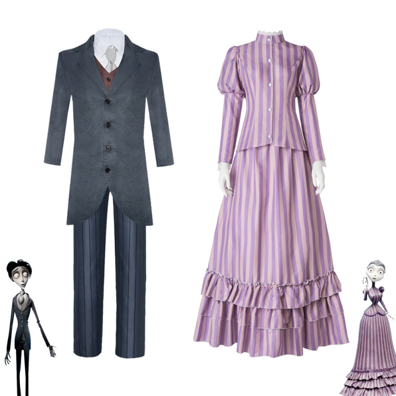 Victoria zombie nevjesta cosplay kostim – kompletan set