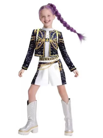 Kostim lovca demona – set cosplaya za Halloween za žene i djecu, moderan stil pjevačice, 2025