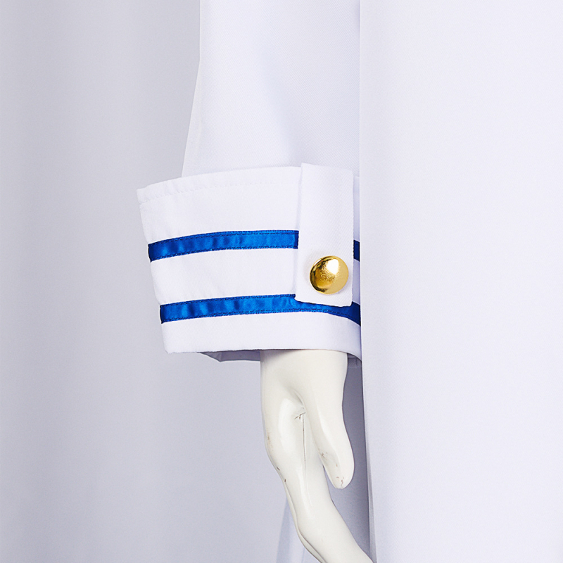 One Piece Koby cosplay – komplet za Halloween, mornarska uniforma