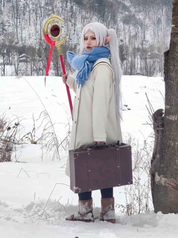Buried Lily cosplay kostim – unisex zimski kaput od poliestera, anime kostim