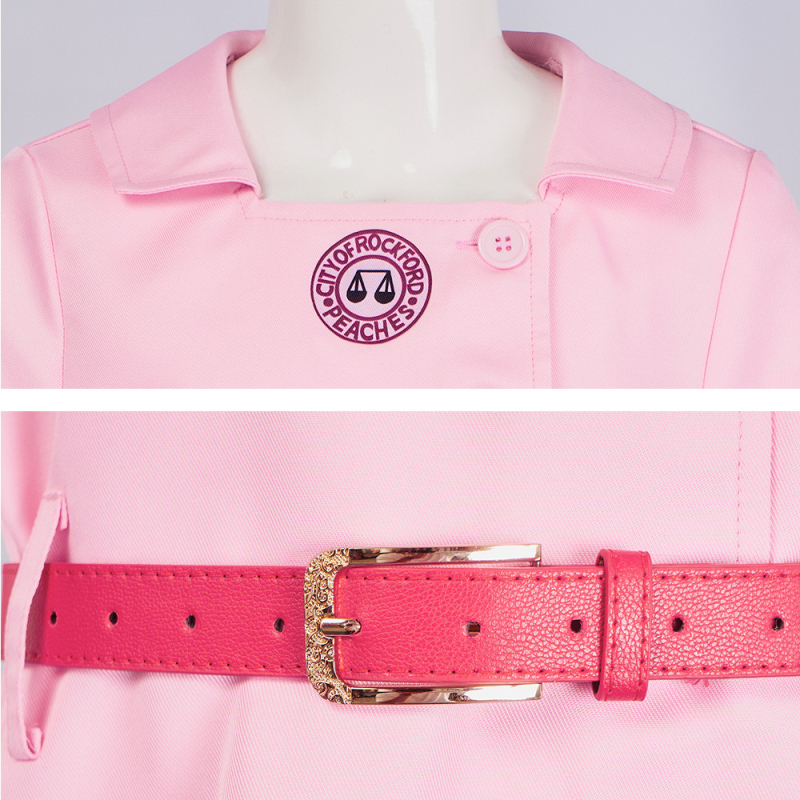 Pink League ženski cosplay kostim za baseball tim za Halloween