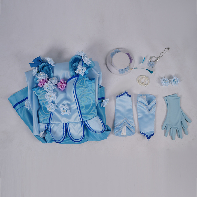 Star Academy Xiaoyue cosplay kostim: Čarobna transformacija anđela haljina, Sezona 1, Verzija C