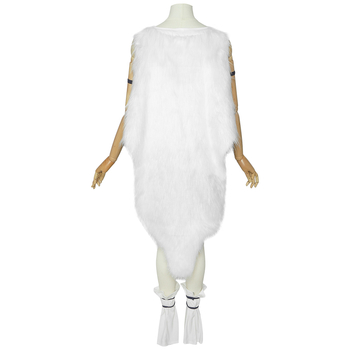 Falai Kostim cosplay Ghost Princess - Spandex zlatni velur za anime lik Shan, scenska odjeća