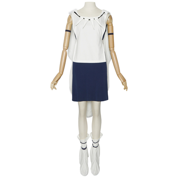 Falai Kostim cosplay Ghost Princess - Spandex zlatni velur za anime lik Shan, scenska odjeća