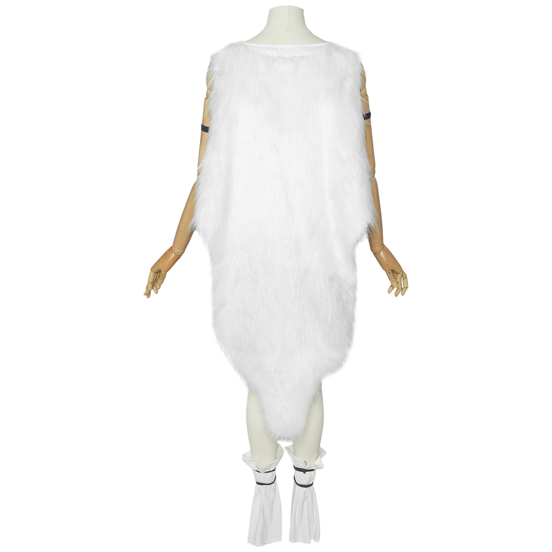 Falai Kostim cosplay Ghost Princess - Spandex zlatni velur za anime lik Shan, scenska odjeća