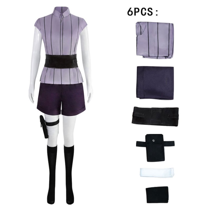 Hinata Hyuga cosplay kostim – ninja iz anime za Halloween i igru uloge