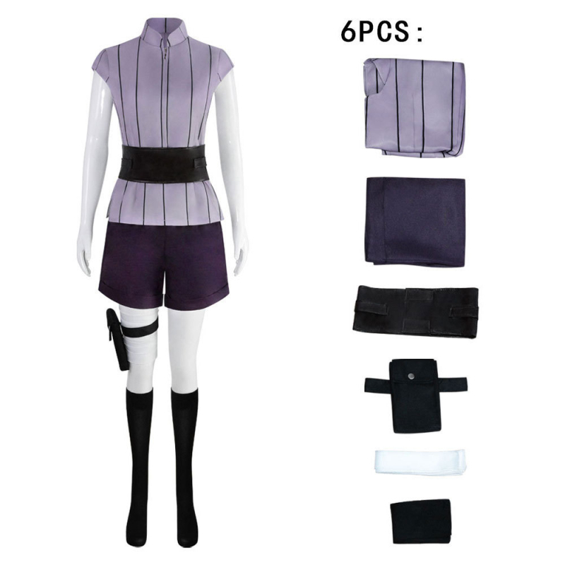 Hinata Hyuga cosplay kostim – ninja iz anime za Halloween i igru uloge