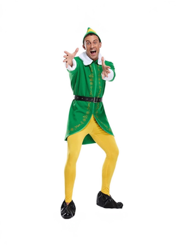 2025 novi božićni kostim za odrasle: elf princeza haljina s dugim rukavima za cosplay, unisex