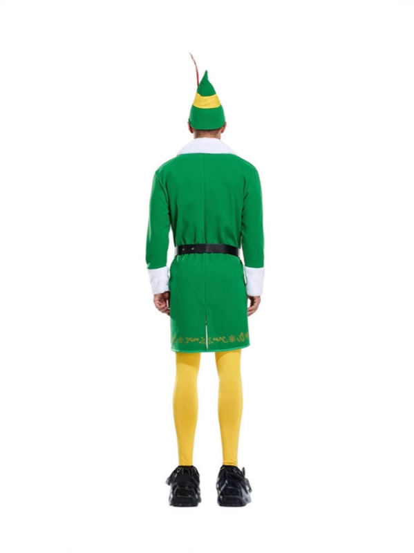 2025 novi božićni kostim za odrasle: elf princeza haljina s dugim rukavima za cosplay, unisex