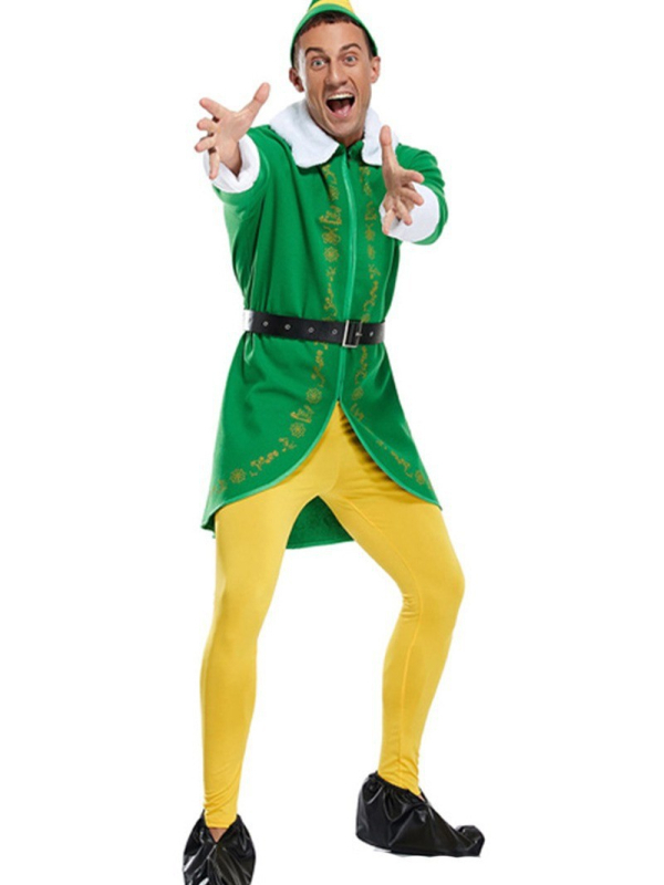 2025 novi božićni kostim za odrasle: elf princeza haljina s dugim rukavima za cosplay, unisex