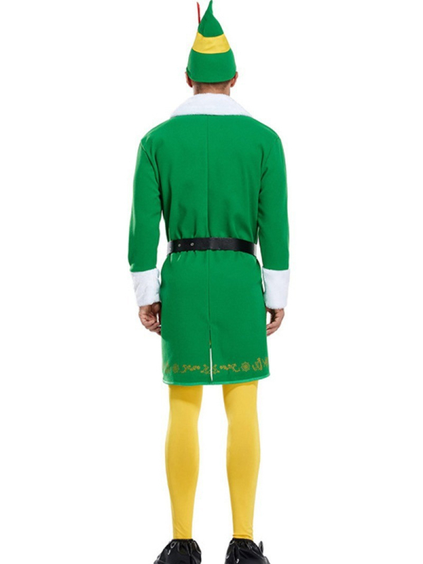 2025 novi božićni kostim za odrasle: elf princeza haljina s dugim rukavima za cosplay, unisex