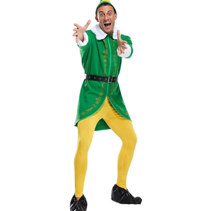 2025 novi božićni kostim za odrasle: elf princeza haljina s dugim rukavima za cosplay, unisex
