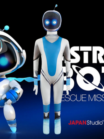 Dječji cosplay kostim u stilu Astro Bota, svemirski robot za scenske nastupe