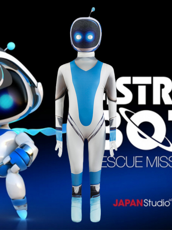 Dječji cosplay kostim u stilu Astro Bota, svemirski robot za scenske nastupe