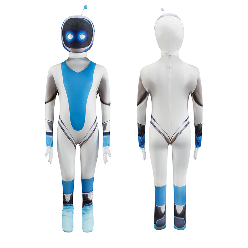Dječji cosplay kostim u stilu Astro Bota, svemirski robot za scenske nastupe