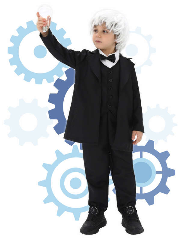 Halloween Edison izumitelj kostim za djecu – vrtić zabava cosplay