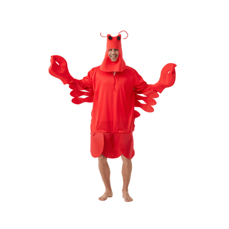 Unisex kostim za Halloween – crveni jastog, morsko biće
