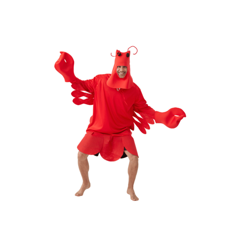 Unisex kostim za Halloween – crveni jastog, morsko biće