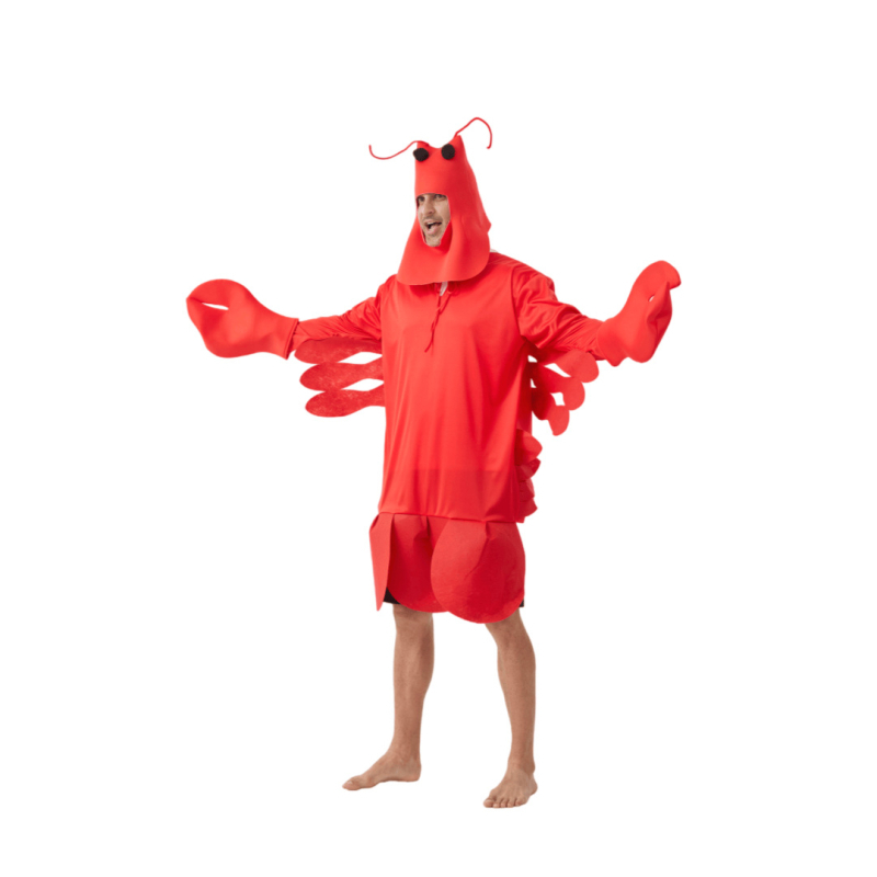 Unisex kostim za Halloween – crveni jastog, morsko biće