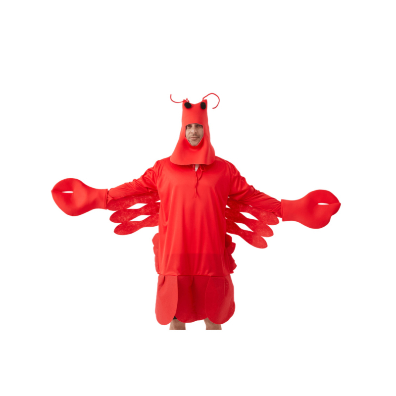 Unisex kostim za Halloween – crveni jastog, morsko biće