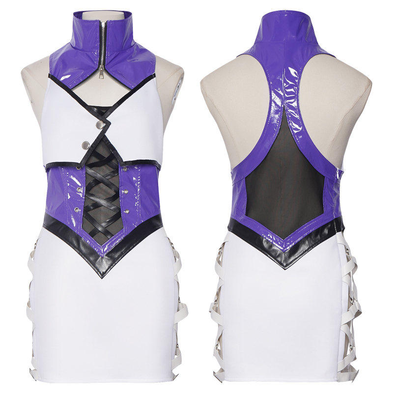 Naraka: Bladepoint x King of Fighters crossover cosplay kostim, unisex, scenski kostim za 2D lik