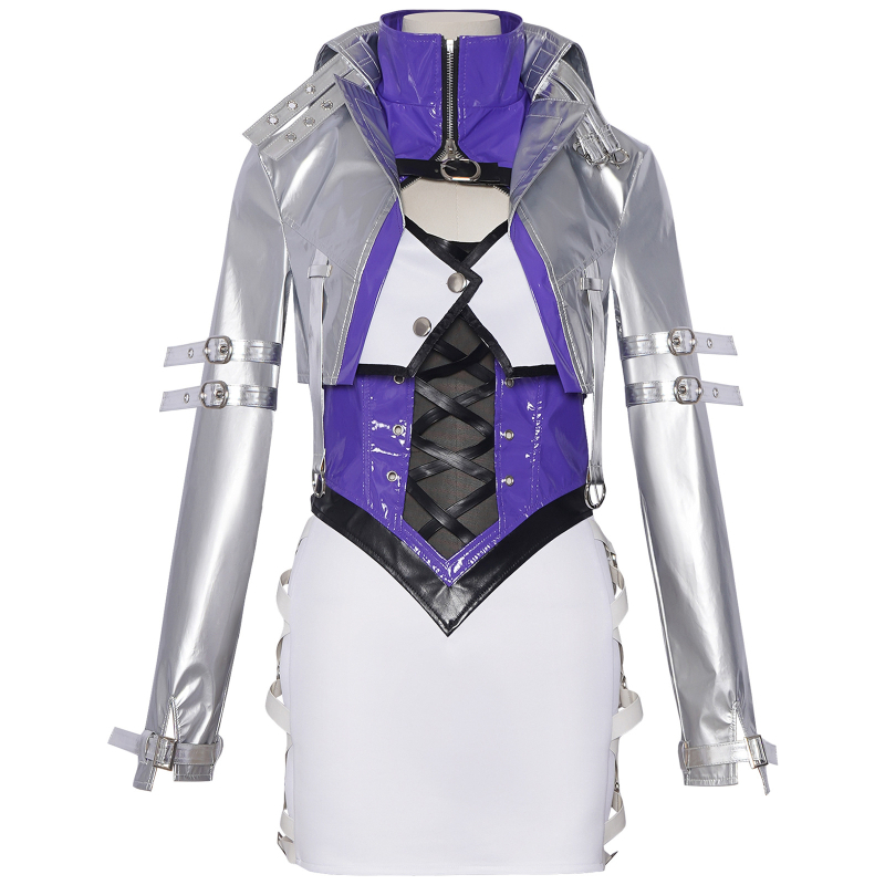Naraka: Bladepoint x King of Fighters crossover cosplay kostim, unisex, scenski kostim za 2D lik