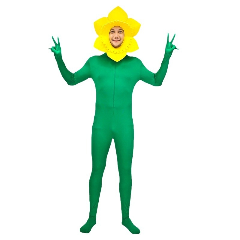 Halloween kostim sa suncokretom za cosplay, scenske nastupe i zabave
