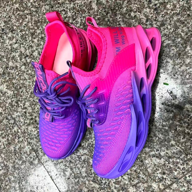 Унисекс дишащи мрежести маратонки за тичане – леки Flyknit спортни обувки