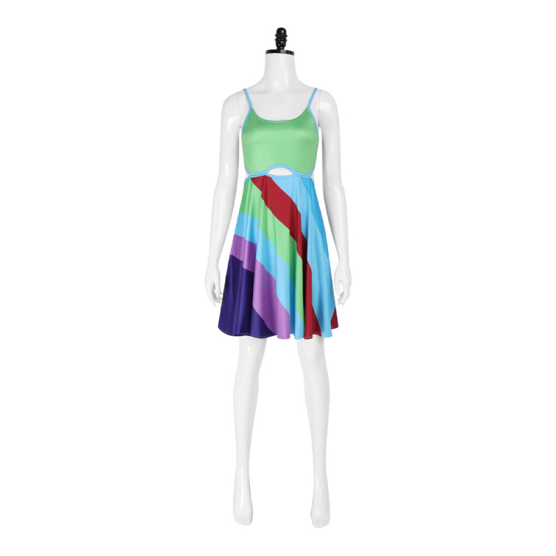Cosplay zelena halter haljina – kostim za djevojku iz filma Dream Thirty