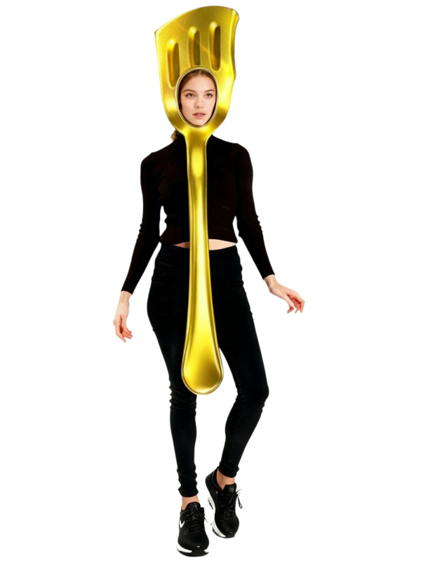 Halloween kostim za parove: zlatna lopata, cosplay odijelo za muškarce i žene za scensko nastupanje
