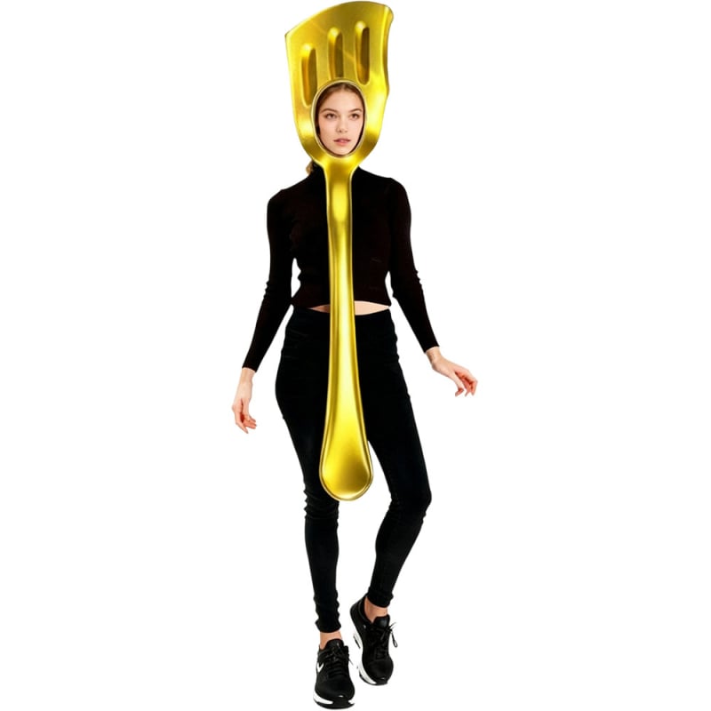 Halloween kostim za parove: zlatna lopata, cosplay odijelo za muškarce i žene za scensko nastupanje
