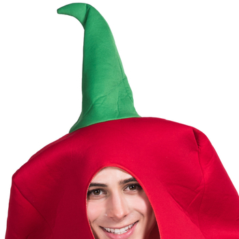 Eraspooky cosplay kostim čili papričice, unisex, poliester, prilagodljiv, scenski kostim za Halloween
