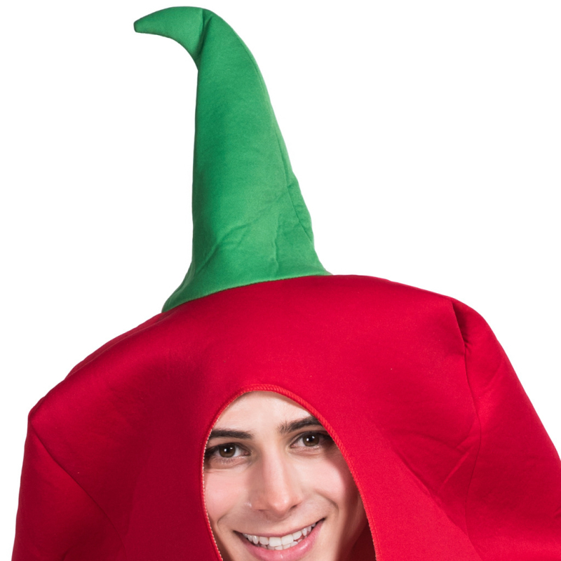 Eraspooky cosplay kostim čili papričice, unisex, poliester, prilagodljiv, scenski kostim za Halloween