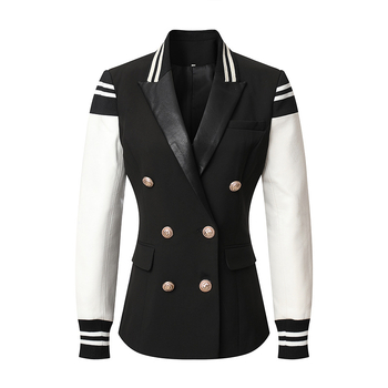 Ženski slim-fit blejzer-kostim, elegantan uredski stil, europsko-američki kroj