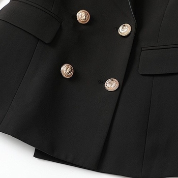 Ženski slim-fit blejzer-kostim, elegantan uredski stil, europsko-američki kroj