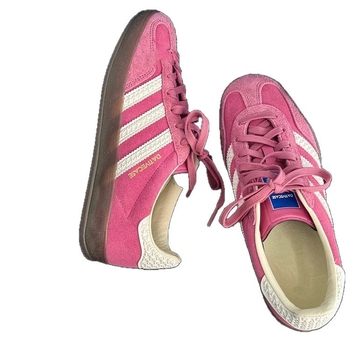 Strawberry Bear ružičaste ženske casual sportske tenisice, niski profil, vezanje, udobne za sve sezone
