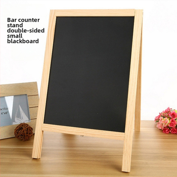 A‑tvarový obojstranný stojan na tabuľu, 25×40 cm, drevený panel, na písanie a výtvarné potreby