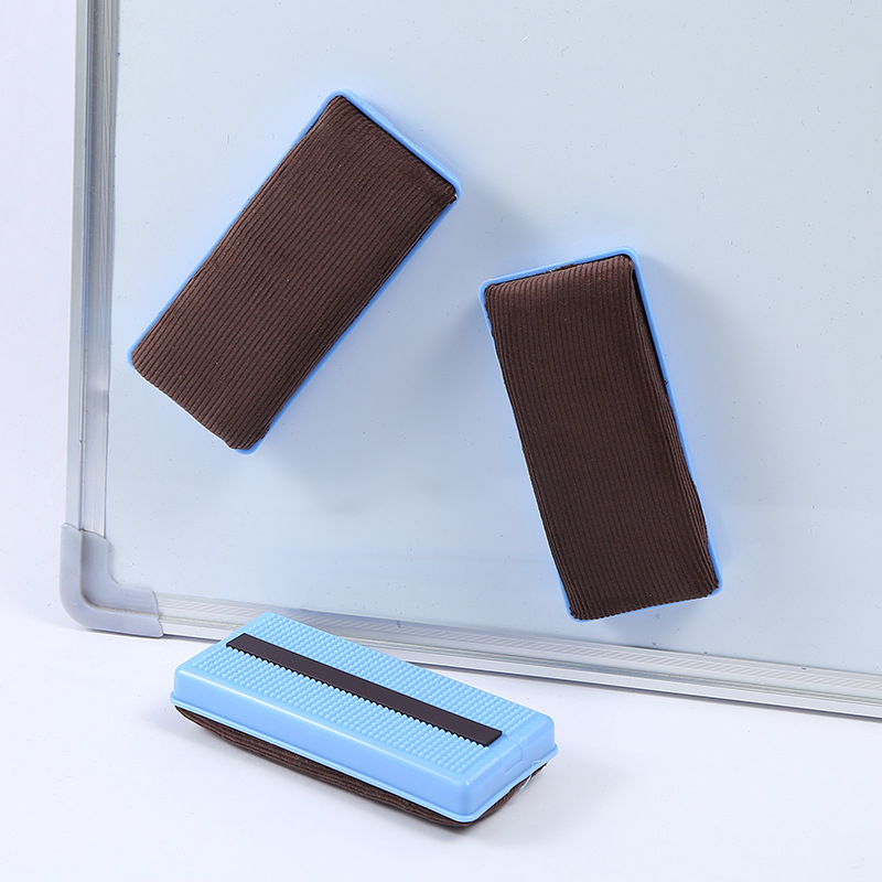 Μεγάλη μινιμαλιστική μαγνητική γόμα για μαυροπίνακα και λευκού πίνακα, με πλενόμενο βελούδινο πανί