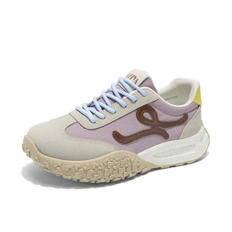 Pantofi de antrenament pentru femei, vară 2025, respirabili, ușori, cu talpă moale, pantofi sport casual, panouri din piele pentru creșterea înălțimii