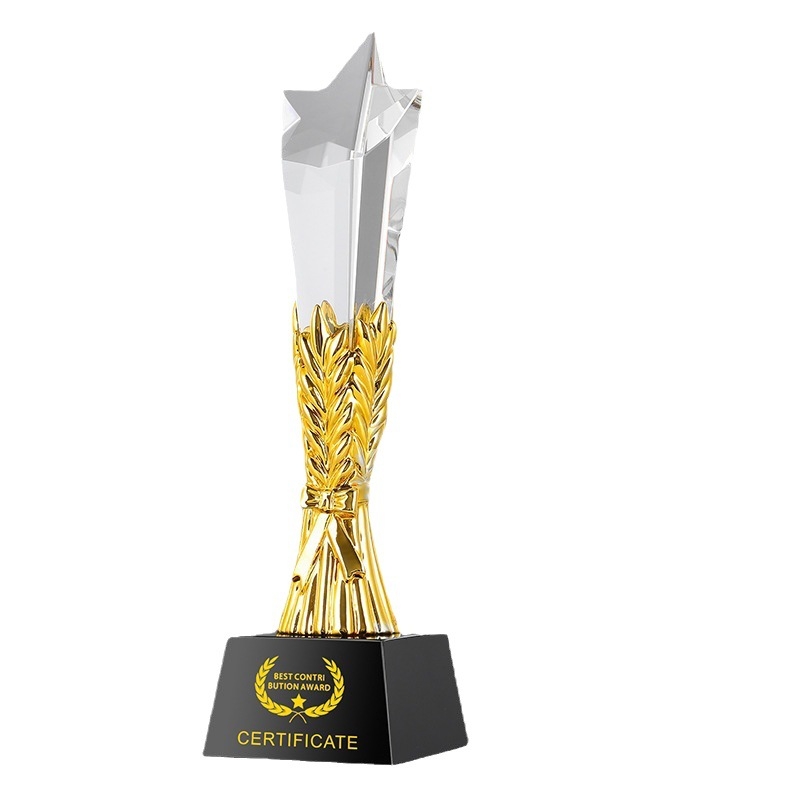 Kreativni trofej od smole, nova serija, prilagodljivi K9 kristalni trofej za dodjelu nagrada i suvenire događaja