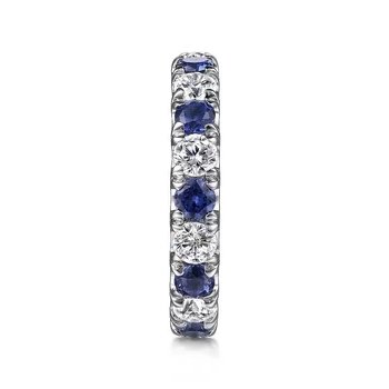 Pavé prsten od cirkonija s geometrijskom teksturom, unisex prsten za parove, moderan stil
