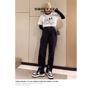 Γυναικεία Panda sneakers από γνήσιο δέρμα, λευκά, με φαρδιά σόλα